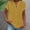 Yellow, variant on WCJM Women's Short-Sleeve Scoop Neck T-Shirt Dress Women's Short Sleeve T-Shirt Women's Fashionable Casual Cotton Linen V Neck Button Short Sleeved Tops T Shirt