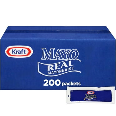 Kraft Real Mayo Mayonnaise Single Serve Pouches, 200 ct Box