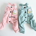 thumbnail image 4 of Eoperou Pet Clothes Cartoon Pattern Anti-fade Fabric Medium Dog Warm Jumpsuit Decor for Outdoor, 4 of 8