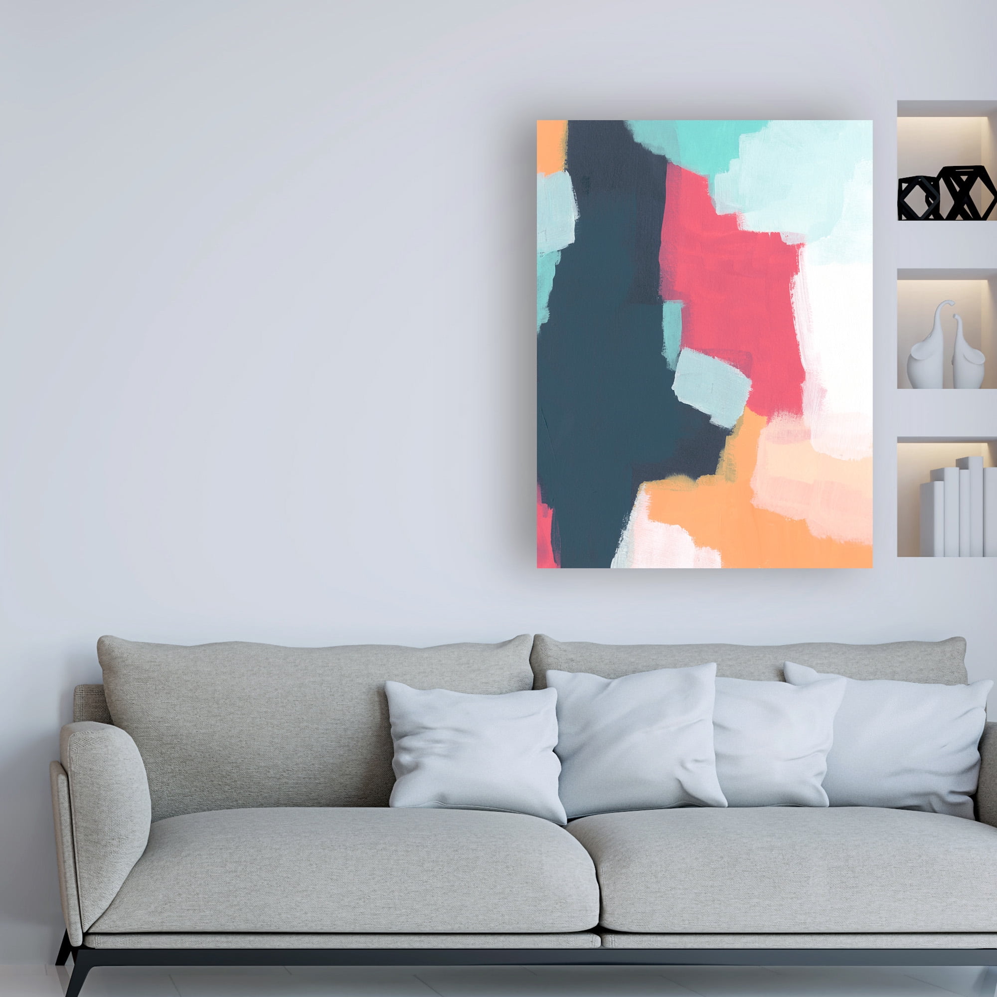 Trademark Fine Art 'Synchronicity I' Canvas Art by June Erica Vess