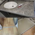 thumbnail image 3 of Barrera De Ducha De Silicona Gris De 2m Y Sistema De Retención,Umbral De Ducha Antidesbordamiento Presa De Agua De Goma Autoadhesiva,Sello De Puerta Impermeable para Piso De Baño, 3 of 4