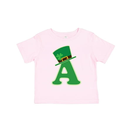 

Inktastic Irish St Patricks Day Letter a Monogram Gift Toddler Boy or Toddler Girl T-Shirt