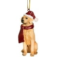 thumbnail image 3 of Golden Retriever Holiday Dog Ornament Sculpture, 3 of 8