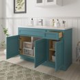 thumbnail image 3 of 48 in. W x 21 in. D x 32.5 in. H Bath Vanity Cabinet without Top in Sea Green, 3 of 4