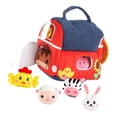 thumbnail image 5 of LeeQinersw Farm Animals Toys Baby Soft Toy Easy to Grab Portable Early Learning Toy Plushie 18x15x22cm, 5 of 9