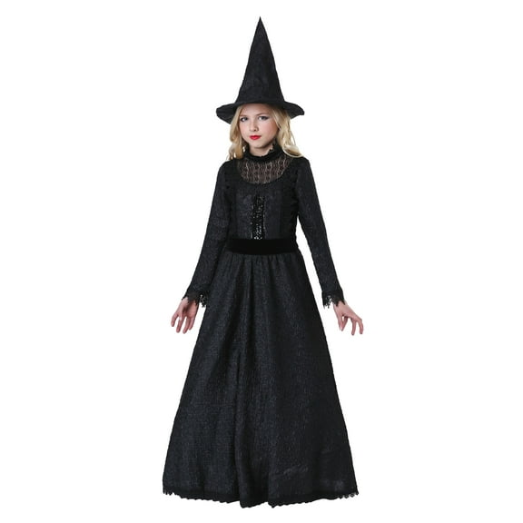 Girls Deluxe Dark Witch Costume