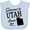 AE-Light Blue, variant on Inktastic Someone in Utah Loves Me Boys or Girls Baby Bib