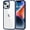 Blue, variant on for iPhone 14 Plus Case Clear [Anti-Yellowing] Anti-Scratch Transparent Hard Back and Soft Edge [Military Grade Drop Protection] Shockproof Phone Cover - Pink