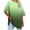 Green, variant on Shirts for Women,Summer Clothes,Women's Plus Size Round Neck Short Sleeved Solid Summer Base Shirt Sports T-Shirt Tops,Plus Size Clothes for Women