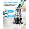 thumbnail image 4 of Electric Spin Scrubber for Cleaning Bathroom: Cordless Power Shower Scrubber - Electric Cleaning Brush for Tile Tub, 4 of 4
