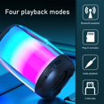 thumbnail image 2 of Presidentes portátiles de Bluetooth con las luces, prenda impermeable de la luz de la noche, cambio del color de los altavoces, 2 of 8