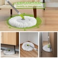 thumbnail image 3 of White Spin Mop Bucket System 360° Rotating Microfiber Floor Cleaning for Home and Office, 3 of 7