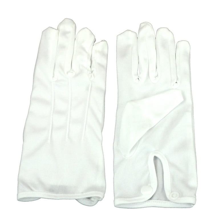 White Formal Dance/Parade/Guard Uniform Gloves White Formal Dance/Parade/Guard Uniform Gloves