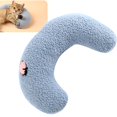 thumbnail image 3 of Pet Pillow U Shaped Defend Spine Soft Comfortable Pet Neck Pillow for Sleeping Improve Joint Relief Blue, 3 of 4