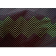thumbnail image 4 of oneOone Cotton Silk Dark Teal Blue Fabric Chevron Geometric Sewing Craft Projects Fabric Prints By Yard 42 Inch Wide, 4 of 4