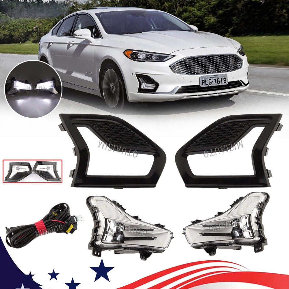 MZORANGE Right Left LED Fog Light For Ford Fusion 2019 2020 Bumper