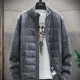 thumbnail image 3 of Ropa de hombre de cuello alto con cremallera, chaleco de negocios, suéter de punto azul sin mangas con cremallera, chaleco de cuello alto rojo para hombre, sudadera A, 3 of 5