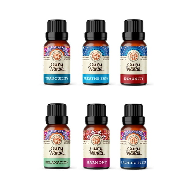 Guru Nanda Top 6 Blends Essential Oils