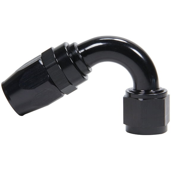 Hose End 120 Degree -10 Black