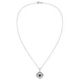 thumbnail image 4 of Wanderer’s Guide Sterling Silver Compass Black Onyx Inlaid Necklace, 4 of 6