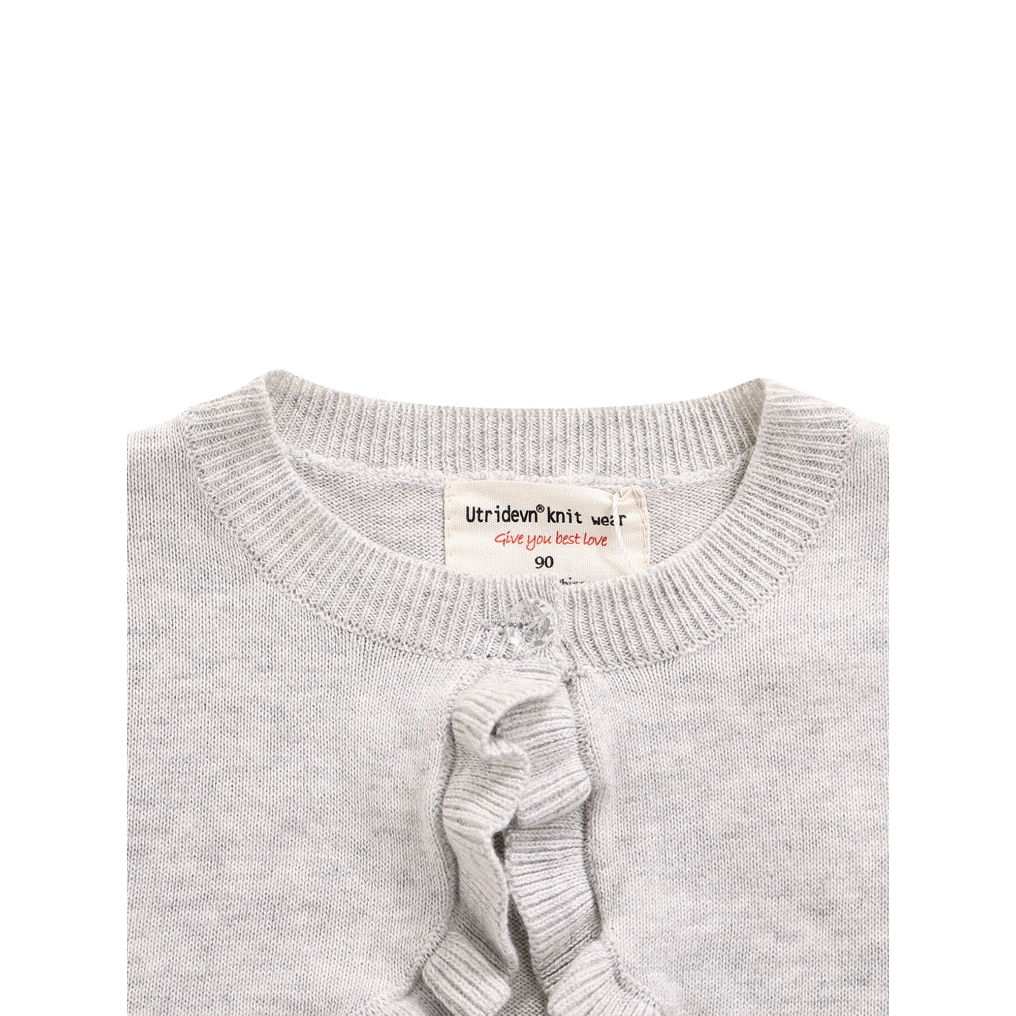 Lilas | Cardigan à col rond - Femme - Laine d'agneau | WoolOvers FR