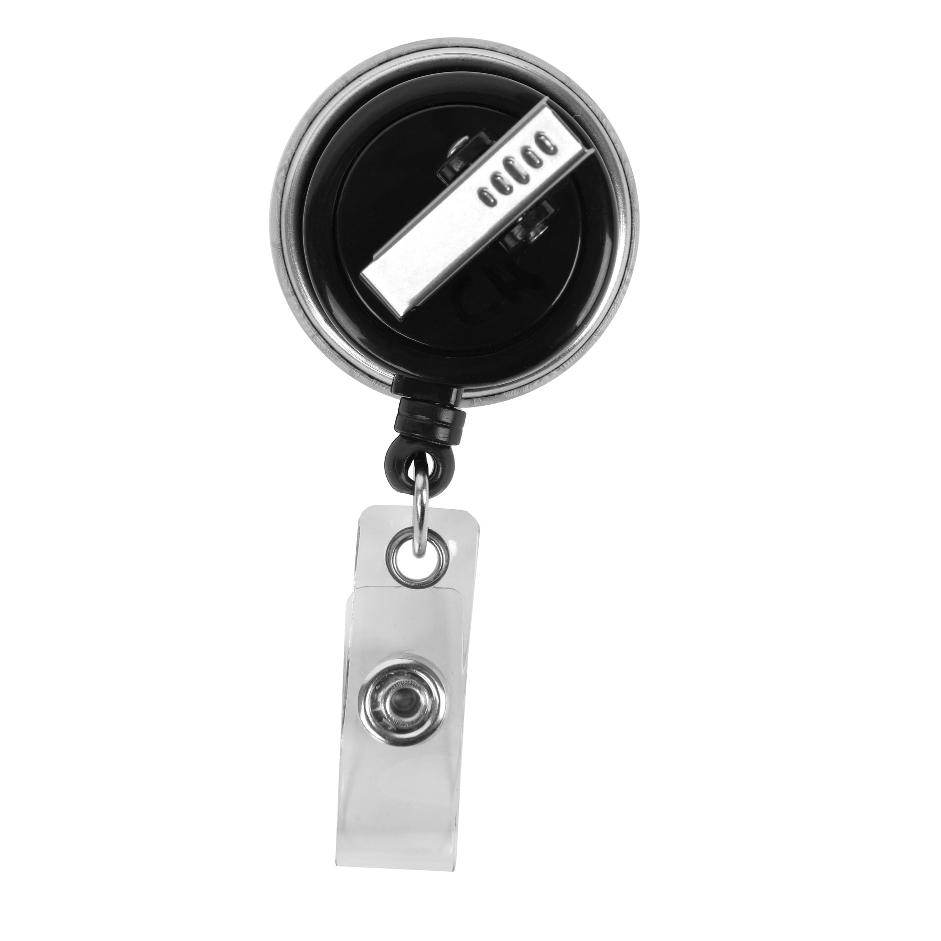 PR ESSENTIALS Brand Women's Adult Easy Peasy Button Badge Reel