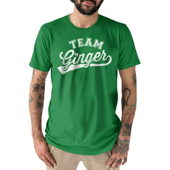 Instant Message - Team Ginger - St. Patrick's Day - Men's Short Sleeve Graphic T-Shirt