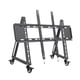 thumbnail image 4 of Soporte de TV móvil de baja altura, carrito para de piso, ahorro de espacio, estable, ángulo de visión ajustable para salas de reuniones, conf 55 pulgadas a 85 pulgadas, 4 of 8