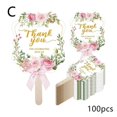 thumbnail image 1 of Paper Hand Fan Wedding Party Thank You Fans Wedding Paper Gift For Birthday, 1 of 1