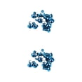 thumbnail image 3 of Greeniant 12 piezas de pernos de rotor de freno de bicicleta tornillos de acero de aleación piezas de repuesto de precisión kit de Blau 2piezas, 3 of 6
