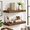 Rustic Brown-24"W x 12"D, 2Packs, variant on 72 Inch Floating Shelves 12 Deep Wall Shfor Fireplace Mantel Storhome & Office Long With Invisible Bracket Rustic Brown Set Of 2