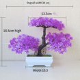 Home Decor Artificial Flower Plastic Plant Mini Bonsai Pine