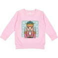 thumbnail image 2 of Inktastic Nutcracker Christmas Blue Crown Toddler Sweatshirt, 2 of 4