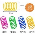 thumbnail image 2 of Jouet à Ressort pour Chat, Jouet à Spirale, Jouet Coloré, Jouet Interactif, Jouet à Spirale, Jouet pour Chaton, Durable et Doux pour Mordre les Chatons, Chasse 36 Pcs, 2 of 5