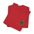 thumbnail image 3 of LIGHTNING KNIGHT Gold Darkstar Tee Skateboard Viking T Shirt Print - Red / 4XL, 3 of 5