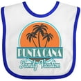 thumbnail image 3 of Inktastic Punta Cana Family Vacation Matching Boys or Girls Baby Bib, 3 of 4