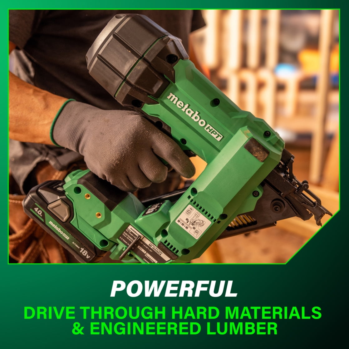 Metabo HPT 18V Framing Nailer Kit, 3-1/2-In, NR1890DCA