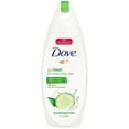 thumbnail image 3 of Dove Go Fresh Cool Moisture Refreshing Body Wash Cream, Cucumber & Green Tea 12oz, 3 of 6