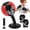 Style B, variant on Desktop Punching Bag,Rage Bag, with Double Suction Cup Base for Stress Relief, Upgraded Spring & Durable Tabletop Boxing Ball for Office or Home, Fun Gift for Men, Women & All Ages(Black Red)