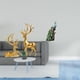thumbnail image 2 of Conjunto de estatuas de escultura de ciervo, figuras de ciervo, estatua de , figura de escritorio de resina, adorno moderno, acabado creativo, 2 of 8