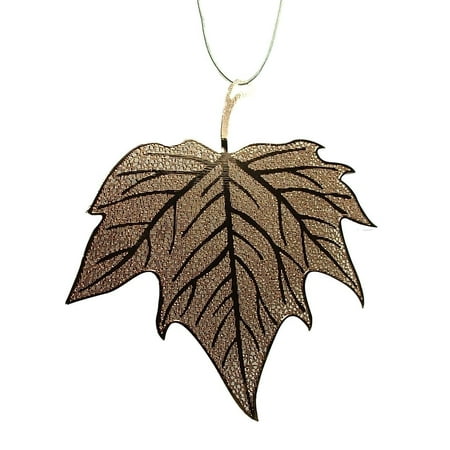 Maple Leaf Ship Copper Maple Leaf Traditional Metal Christmas Tree Ornament C By On Holiday Ship from US ()