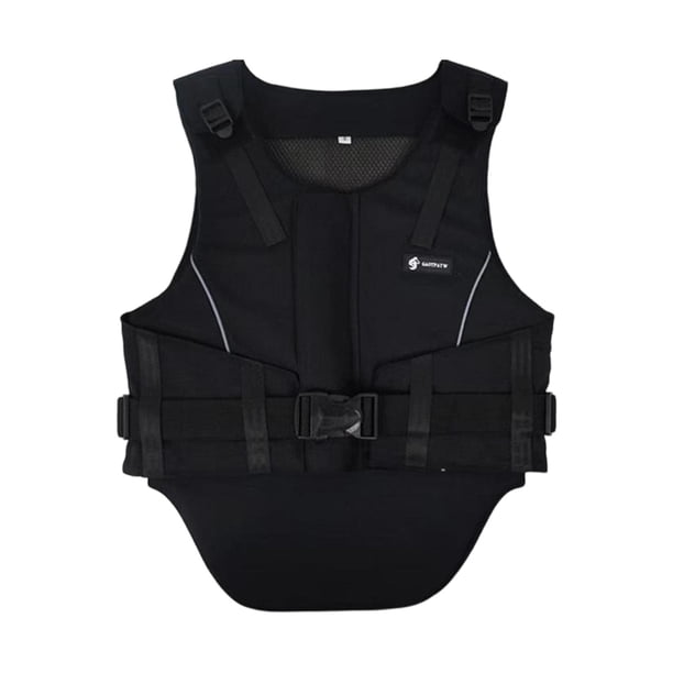 Chaleco de equitación cómodo y acolchado, protección profesional para adultos, niños y niñas. S