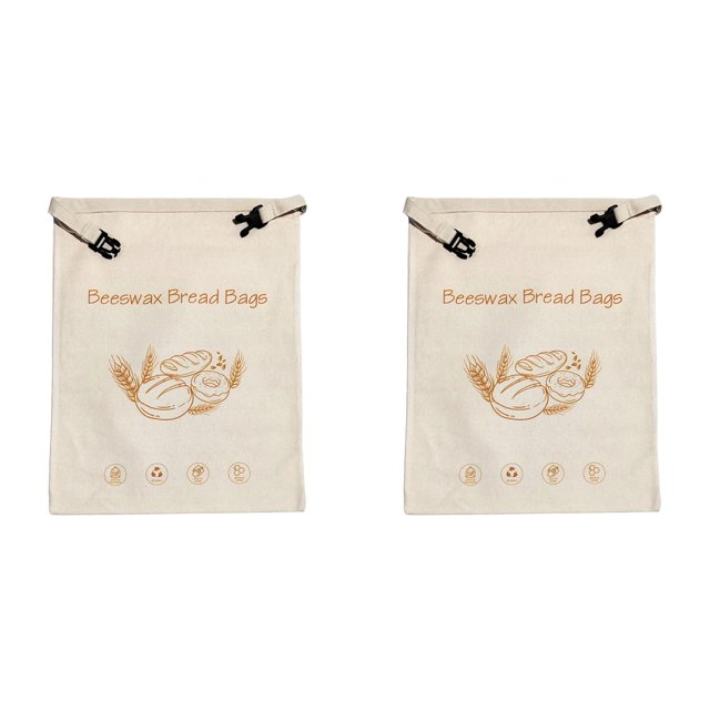 Food Storage Containers Beeswax Bread Bag Reusable Closure Bread Bags for Homemade Breads to Keep Fresh