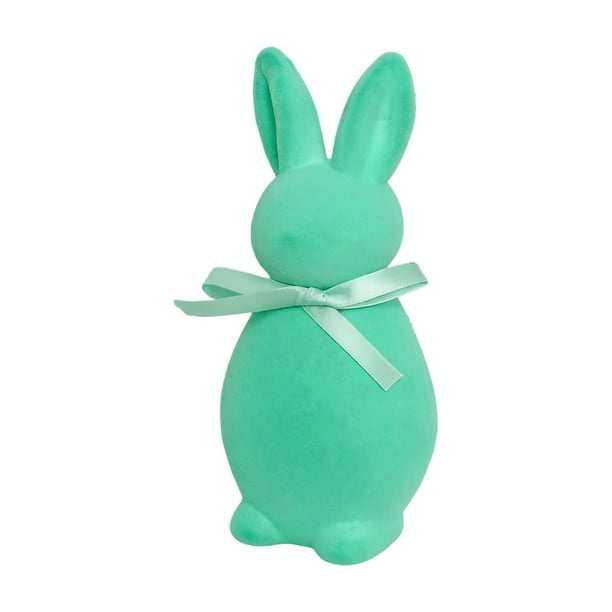 Adornos de Pascua, regalos de Pascua, figura de conejo de Pascua, adorno de conejo de espuma