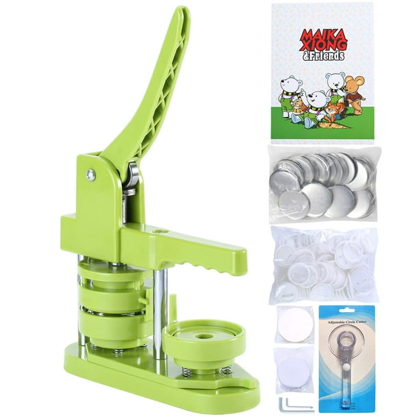 Máquina para hacer botones Happizza de 58 mm de tercera generación con 100 piezas
