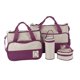 thumbnail image 1 of 5pcs Baby Diaper Bag Baby Bag Baby Care Set Baby Care Purple, 1 of 3