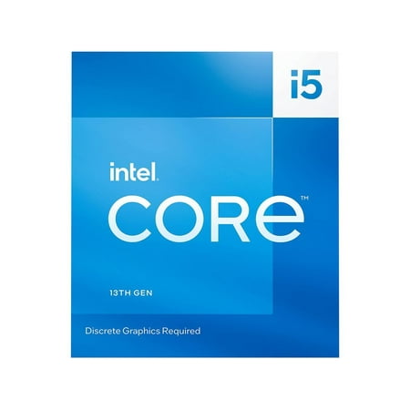 Intel - Core i5-13400F 13th Gen 10 core 6 P-cores + 4 E-cores, 20MB Cache, 2.5 to 4.6 GHz Desktop Processor