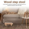 thumbnail image 3 of Wooden Step Stool for Adults, Bed Stool for High Beds, Kitchen, Bathroom, Closet, Great Wood Step S, 3 of 5