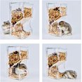 thumbnail image 5 of Hamster Feeder Guinea Pig Food Bowl Small Animals Gravity Automatic Dispenser Assembled Fixed Food Bowl for Mouse Guinea Pig Parrots Mini Hedgehog Hamster Small Animal, 5 of 5