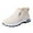 Beige, variant on HaoXun Women's Breathable Comfortable Non-Slip Plush Lined Snow Boots - Warm Thick-Soled Slip-On Winter Shoes for Outdoor Leisure Activities